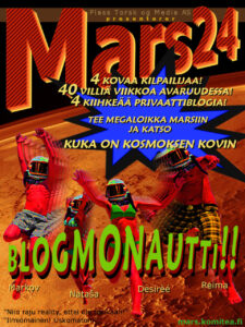 Mars24 – blogmonautti!!